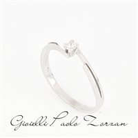 Ring Zorzan Gioielli Woman in White Gold Diamante 0.09 Ct ANPZ3042 - ANPZ3042